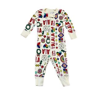 Hanna Andersson Falala Holiday Sleeper Size 3-6m